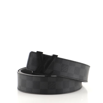 Louis Vuitton LV Initiales Belt Damier Graphite Wide