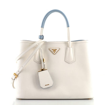 Prada Cuir Double Tote Saffiano Leather Medium