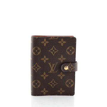 Louis Vuitton Ring Agenda Cover Monogram Canvas PM