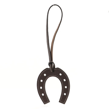 Hermes Paddock Horseshoe Bag Charm Leather