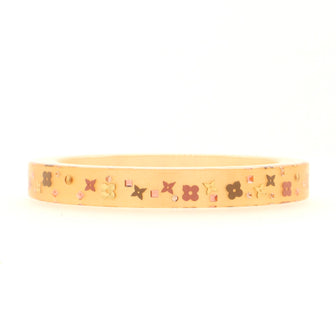 Louis Vuitton Inclusion Bangle Bracelet Resin with Crystals PM