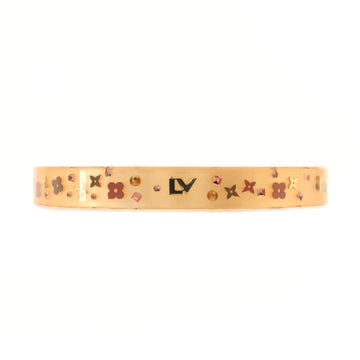 Louis Vuitton Inclusion Bangle Bracelet Resin with Crystals PM