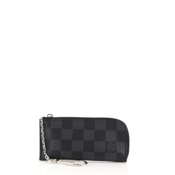 Louis Vuitton Zipped 4 Key Holder Damier Graphite