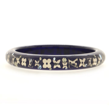 Louis Vuitton Inclusion Bangle Bracelet Resin with Crystals PM
