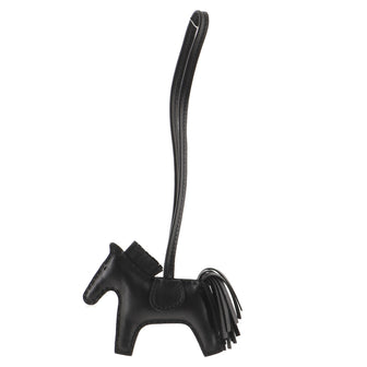 Hermes So Black GriGri Rodeo Bag Charm Leather PM