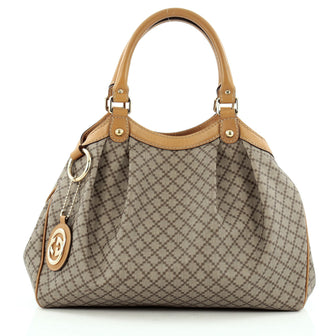 Gucci Sukey Tote Diamante Coated Canvas Medium