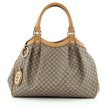 Gucci Sukey Tote Diamante Coated Canvas Medium