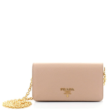 Prada Wallet on Chain Vitello Daino