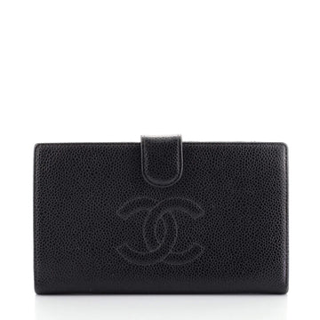 Chanel Timeless CC French Wallet Caviar Long