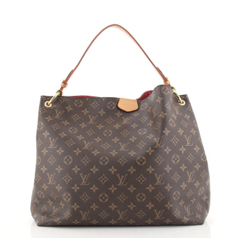 Louis Vuitton Graceful Handbag Monogram Canvas MM