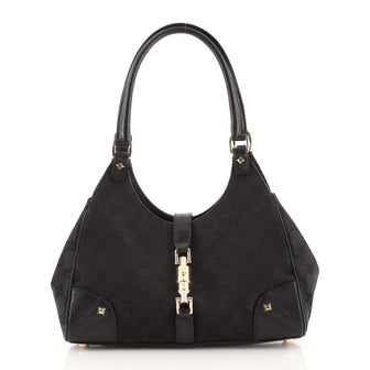 Gucci Joy Bardot Hobo GG Canvas Medium