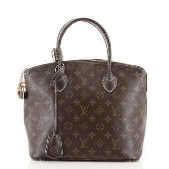 Louis Vuitton Lockit Handbag Monogram Fetish Canvas