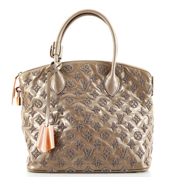 Louis Vuitton Fascination Lockit Handbag Patent Lambskin