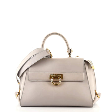 Salvatore Ferragamo Sofia Satchel Smooth Leather Small