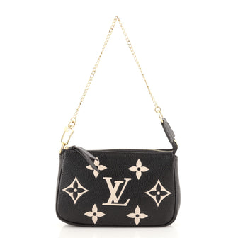 Louis Vuitton Pochette Accessoires Bicolor Monogram Empreinte Giant Mini