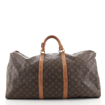Louis Vuitton Keepall Bandouliere Bag Monogram Canvas 60