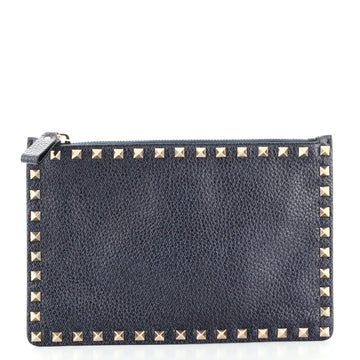 Valentino Rockstud Pouch Leather Medium