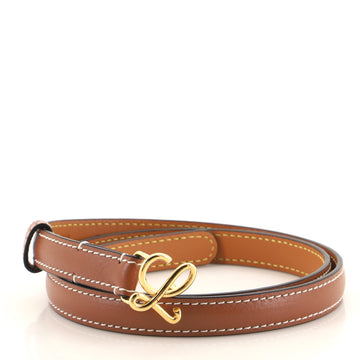 Loewe L Buckle Belt Leather Thin