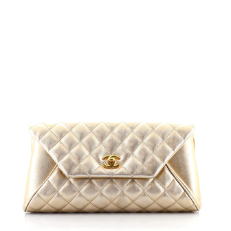 Chanel Fold Up Again Clutch Quilted Goatskin