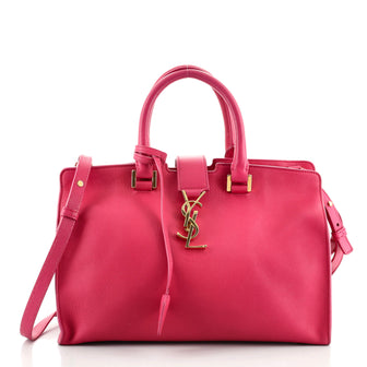 Saint Laurent Monogram Cabas Leather Small