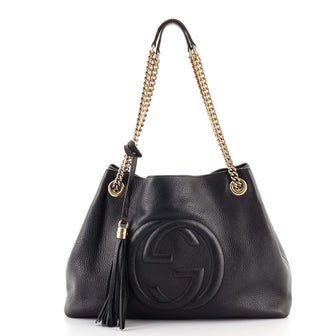 Gucci Soho Chain Strap Shoulder Bag Leather Medium