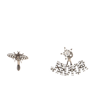 Christian Dior J'Adior Bee Stud Earrings Metal with Crystals
