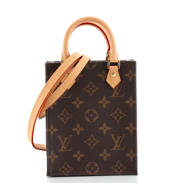 Louis Vuitton Petit Sac Plat Bag Monogram Canvas