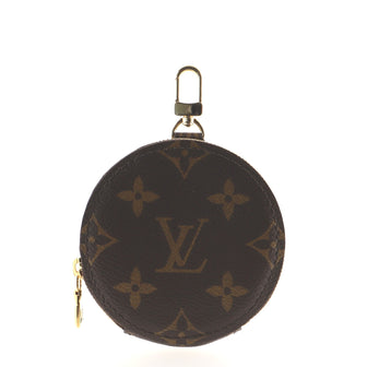 Louis Vuitton Multi Pochette Accessoires Round Coin Purse Monogram Canvas