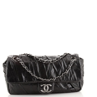 Chanel Twisted Flap Bag Glazed Calfskin Medium