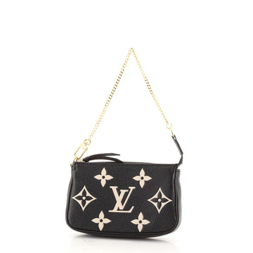 Louis Vuitton Pochette Accessoires Bicolor Monogram Empreinte Giant Mini