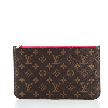 Louis Vuitton Neverfull Pochette Monogram Canvas Large