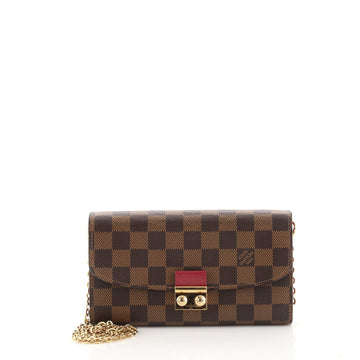 Louis Vuitton Croisette Chain Wallet Damier