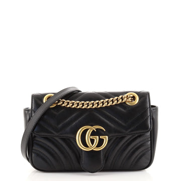 Gucci GG Marmont Flap Bag Matelasse Leather Mini