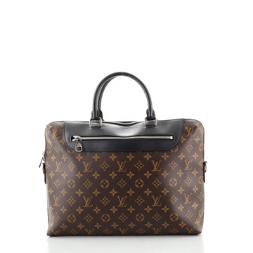 Louis Vuitton Porte-Documents Jour Bag NM Macassar Monogram Canvas