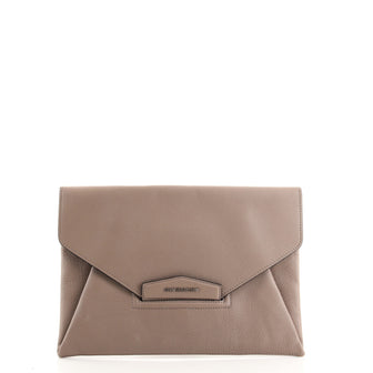 Givenchy Antigona Envelope Clutch Leather Medium