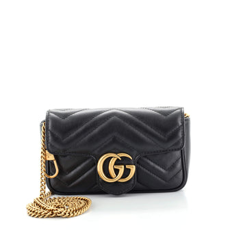 Gucci GG Marmont Flap Bag Matelasse Leather Super Mini