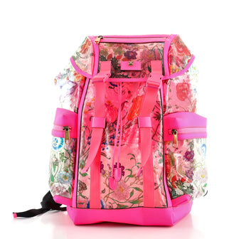Gucci Techpack Backpack Flora PVC