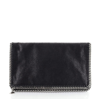 Stella McCartney Falabella Flap Clutch Shaggy Deer