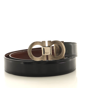 Salvatore Ferragamo Gancini Belt Leather Medium