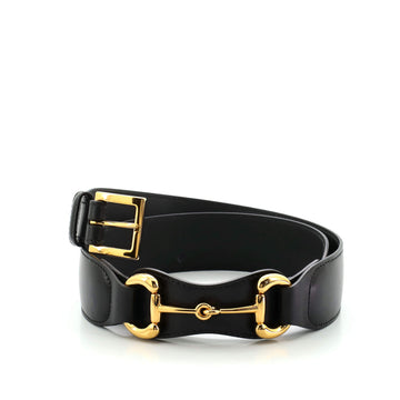 Gucci Horsebit Buckle Belt Leather Wide