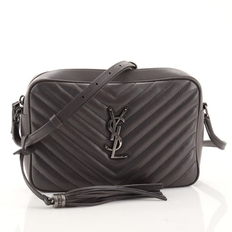 Saint Laurent Lou Camera Bag Matelasse Chevron Leather Small