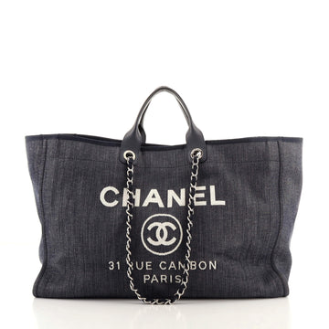 Chanel Deauville Tote Denim XL
