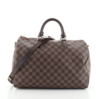 Louis Vuitton Speedy Bandouliere Bag Damier 35