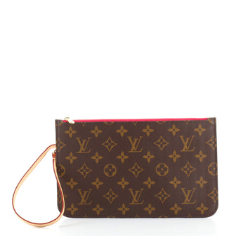 Louis Vuitton Neverfull Pochette Monogram Canvas Large