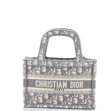 Christian Dior Book Tote Oblique Canvas Mini
