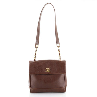 Chanel Vintage CC Top Flap Bag Caviar