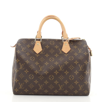 Louis Vuitton Speedy Handbag Monogram Canvas 30