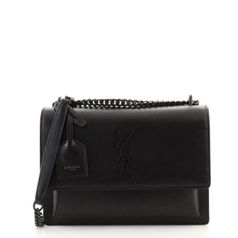 Saint Laurent Sunset Crossbody Bag Leather Medium