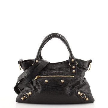 Balenciaga Town Giant Studs Bag Leather