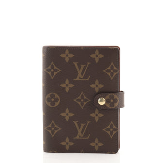 Louis Vuitton Ring Agenda Cover Monogram Canvas PM